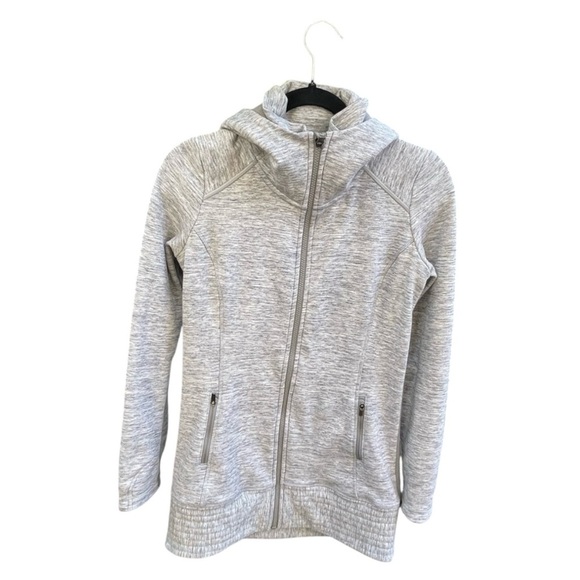 ATHLETA CYA Stronger Hoodie Jacket in Grey - full Zip Womens XXSmall - Picture 1 of 7